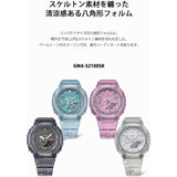 [Casio] G-Shock Watch Mid-size Model GMA-S2100SK-7AJF Women's Clear