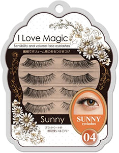 BN I Love Magic Eyelash YAC-04 Sunny (4 pairs)