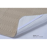 Nishikawa 5C-PT-6104SD Cotton Sinker Shirring, Soft Mattress Pad, Beige, Semi-Double Size