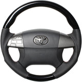 REAL (Real) Steering [Estima (50 Series: 1-3)/Hybrid included] Piano Black R50-PBW-RD