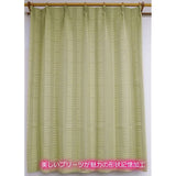 Arie Orchard Blackout Curtain, Set of 2, 39.4 x 88.6 inches (100 x 225 cm), Green