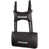 AKRacing Cushion Set Replacement Headrest + Lumbar Support Set PU Leather Carbon Black