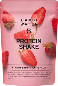 BAMBI WATER Protein Shake 250g Beauty Protein, Women's Replacement Diet Low Sugar Low Fat No Additives Delicious Sweet