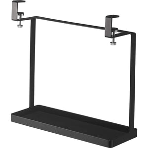 Yamazaki 4999 Under-Cabinet Rack, Tower, Black, Approx. 9.8 x 3.5 x 9.4 inches (25 x 9 x 24 cm), Tower, Floating Storage, Silicone Mat Included, Storage Rack