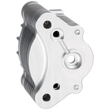 GCRAFT 37037 Oil Cooler, Classic Type, Monkey Ducks, 10 Tiers, Silver Anodized Aluminum Billet Oil Cooler