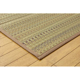 Ikehiko Rush Overlay, Handmixed Weave, FX Color, Beige, Edouama, Approx. 103.1 x 13.8 inches (261 x 352 cm), Filling: Urethane.