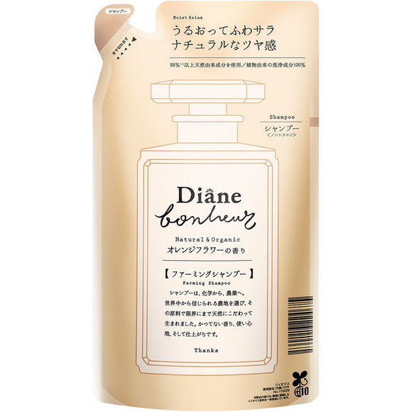 Shampoo Refill [Orange Flower Fragrance] Moist Diane Bonheur 400ml