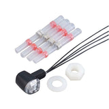 KIJIMA 218-3149 LED TAIL LAMP, Nano Type, Black Body, Clear Lens