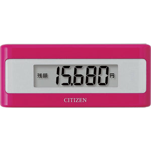 Citizen Digital Pedometer with Electronic Money Viewer