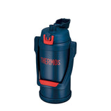 Thermos FFV-2001 NV-R Water Bottle, Vacuum Insulated Sports Jug, 0.6 gal (2.0 L), Navy Red