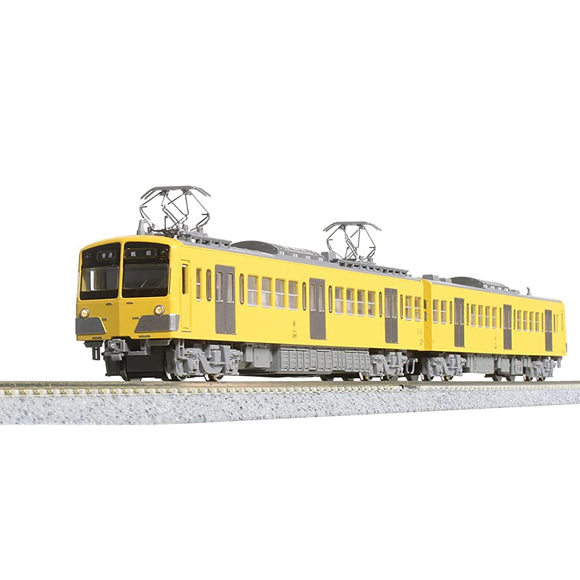 KATO 10-1753 N Gauge Seibu Railway New 101 Series New Painted Color 2 Car Head Car Set Railway Model Train Yellow