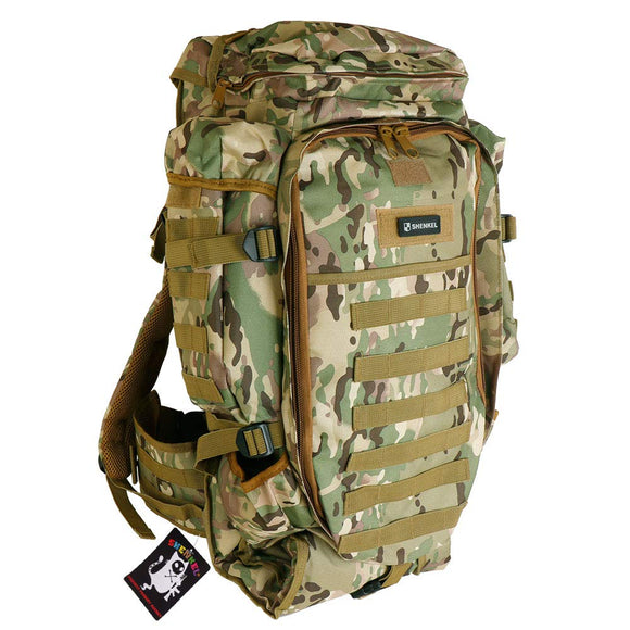 SHENKEL Large Rucksack Military Model Backpack Multicam Bag-011mc