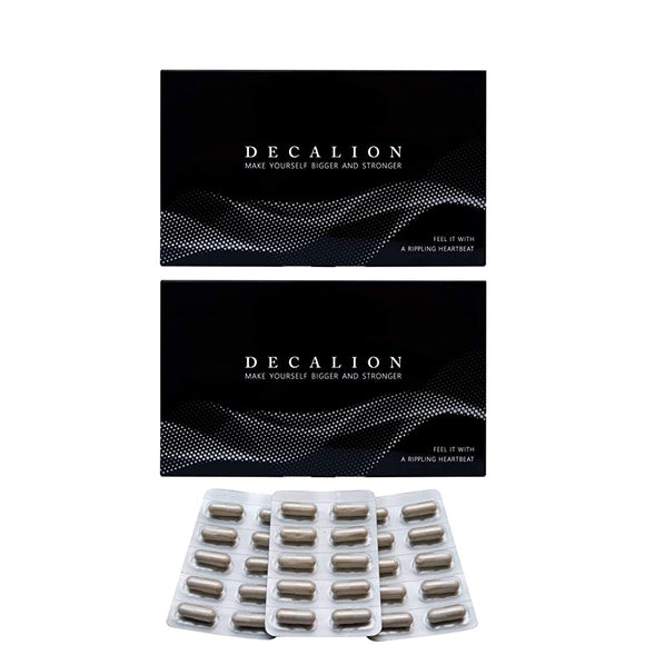 Decalion DECALION Patent Ingredient, Bioperin, Citrulline, Zinc, Arginine, Maca, Oxoamidine, Selected 67 Different Ingredients, Concentrated Formula, Domestic Production, 90 Pieces (x 2))