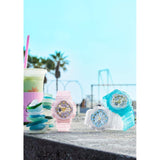 [Casio] Babygie Watch Sea Glass Colors BA-110SC-7AJF Women's White