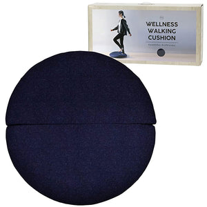 Spice of Life YBLS2250DNY Wellness Walking Cushion, Dark Navy, Memory Foam, Training Cover, Hand Washable, Diameter 27.6 inches (70 cm), Bi-Foldable