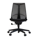 Itoki YL6-BLEL Salida Office Chair, Desk Chair, Mesh Chair, High Back, Black