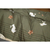 Arie Kotatsu Futon, Rectangular Comforter, Japanese Gokoro 81.0 x 11.2 inches (205 x 285 cm), Green