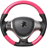 REAL (Real) Steering [Spacia (MK32S/MK42S)/Flare Wagon (MM32S/MM42S)] All Leather Black Stitch MR31-LPB-BK-SPC