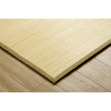 Ikehiko Corporation #5389319 Bamboo Rug, Carpet, Mat, Square, CXH Plain, Approx. 70.9 x 70.9 inches (180 x 180 cm), Ivory, Backing, Cushion, Durable, Bamboo, Antibacterial, Odor Resistant, Odor
