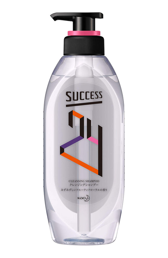 Success 24 Cleansing Shampoo, Fresh Fruity Floral Fragrance, Body, 350ml, Salon Finish, Refreshing Hair and Skin