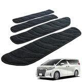 Feniche Car Mat, Step Mat, Domestic Production (Toyota Alphard Alphard Hybrid 30 Series) < Velcro Type/ 3M Super Strong Double-Sided Tape Included> Wave Black, Anti-Slip Shape, Anti-Slip, Anti-Slip, Car Mat (Car Goods Specialty Store)