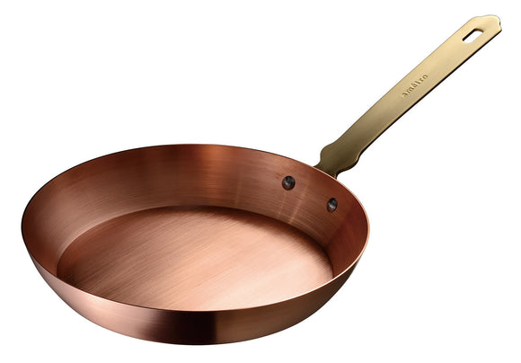 Oaks COS8003 Ameiro Frying Pan, Made in Japan, 7.9 inches (20 cm), Tinned, No