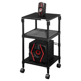 Bauhutte BHS-400SP-BK Adjustable Speaker Stand, Black, 15.7 x 15.7 x 29.5 - 41.3 inches (40 x 40 x 75 - 105 cm)