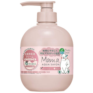 AQUA SAVON Mama Aqua Soap Moist Multi Cream Flower Aroma Water Fragrance 19A 400g Body Cream 400g