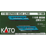 KATO 10-1486 N Gauge 119 Series Iida Line Set of 2 Railway Model Train