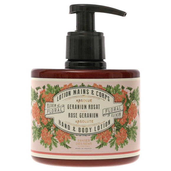 Panierdessens Panierdesens Absolute Body Care Hand & Body Lotion Rose Geranium Body Cream 300ml