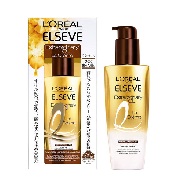 L'Oréal Paris Elseve Hair Cream La Crème Extra Rich Finish (Hair treatment that does not wash away) (moisturizes and holds) 100g