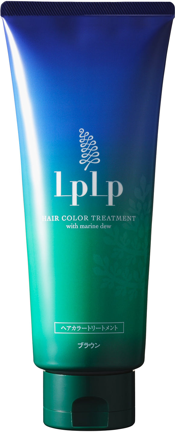 LPLP Hair Color Treatment Brown Gray Hair Dye Hair Dye Kelp Derived Natural Dye Essential Oil Fragrance Gentle on Scalp and Hair Low Stimulation Natural 1 Piece