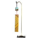 Odahara Wind Chime: Brass Pine Insect Wind Chime, Includes Parquet Short Book, Hanging Stand Set