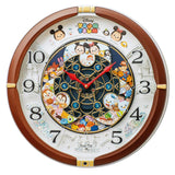 Seiko FW588B Wall Clock, Karakuri Clock, Character, Disney Tsum Tsum Analog