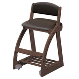 Koizumi Fanitec FDC-059WTDB Study Chair, WTMedium Brown, Size (W x D x H): 16.3 x 19.5 - 21.5 x 29.5 inches (413 x 495 - 545 x 750 mm), SH440, 470, 500, 530 mm (Outer Dimensions), Medium Brown