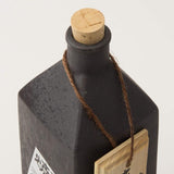 Saikai Pottery Black Porcelain Glazed Corner Bottle (XL) 85700
