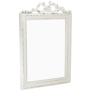 UPower Mirror Antique White W37 x H56 x D3.5 cm (Mirror: W30 x H40 cm) Grace Art Mirror