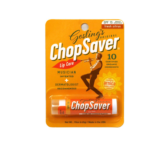 Chop Saver Lip Treatment Gold Sunscreen Ingredient CHS000028