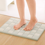 Wahei Freiz MJ-6020 Bath Goods Diatomaceous Earth Bath Mat, Bojolna M, Gray