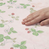 Nishikawa PI00800636P Warm Comforter Cover, Single, Wedgwood, Wild Strawberry, Smooth Texture, Easy to Put on and Take Off, Quick Snap, Full Opening Zipper, Pink