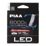 Piaa Leh181 LED BULBS for Headlights and Fog Lights, 6,000k, Controller-Less Type, 12V, 18w, 4,000 LM, HB3/4_HIR1/2