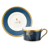 Noritake TG93686/N-091L Noritake Cup & Saucer (Coffee and Tea) 245cc Moomin Papa Sea 1 Guest Blue Bone China