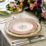 Noritake T59511/9983-7 Noritake Plate, 8.7 inches (22 cm), Yoshino 1 Piece, Pink Bone China