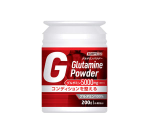 Body, Glutamine, 100 Powder Type, Conditioning Support, 1 Serving, 40 Servings, Water, Juice, Protein, Spoon, Shaker, Rib, Laboratories, BODYON Glutamine Powder, 7.1 oz (200 g)