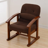 Yamazen KMZC-55(MBR)BB High Floor Chair, No Assembly Required, Easy to Rise, With Windshield, Lumbar Opening, Mocha Brown
