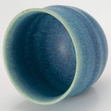 Shigaraki Ware Hechimon Rock Cup Blue Glaze