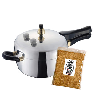 Magic Brown MB-217 Pressure Cooker for Brown Rice, 0.8 fl oz (2.8 L), 3 Cups of Brown Rice, Rice Cooking Function
