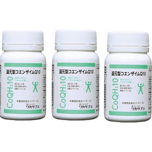 [×3] Waka Supplement Reduced Coenzyme Q10 60 tablets