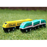 Popondetta MokuTRAIN MOK-512 Wooden Train and Rail Set with Stacked Stove