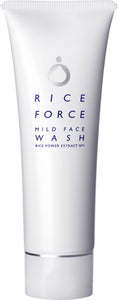 Rice Force (RICEFORCE) Mild face wash 1 bottle (Facial cleanser / 120g / No fragrance) Amino acid weakly acidic face wash (Moisturizing / Sensitive skin / Dry skin) Lotion trial 1 time included